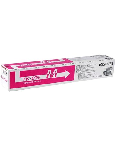 Toner Laser Kyocera Mita TK-895M Magenta - 6K Pgs