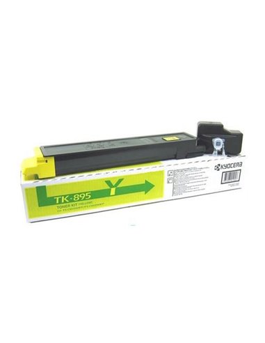 Toner Laser Kyocera Mita TK-895Y Yellow - 6K Pgs