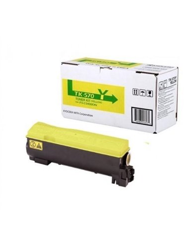 Toner Laser Kyocera Mita TK-570Y Yellow - 12K Pgs