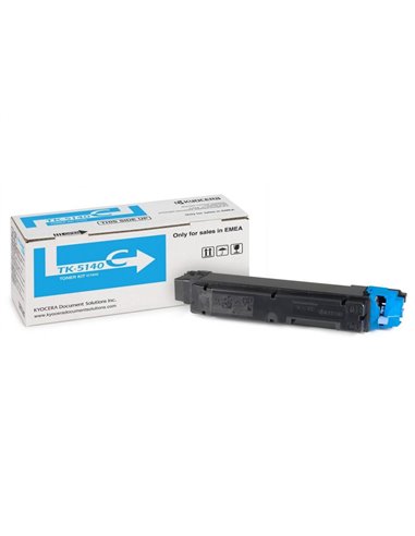 Toner Laser Kyocera Mita TK-5140C Cyan - 5K Pgs