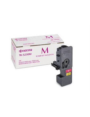 Toner Laser Kyocera Mita TK-5230M Magenta HC - 2,2K Pgs