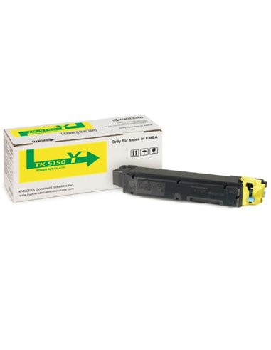 Toner Laser Kyocera Mita TK-5150Y Yellow - 10K Pgs