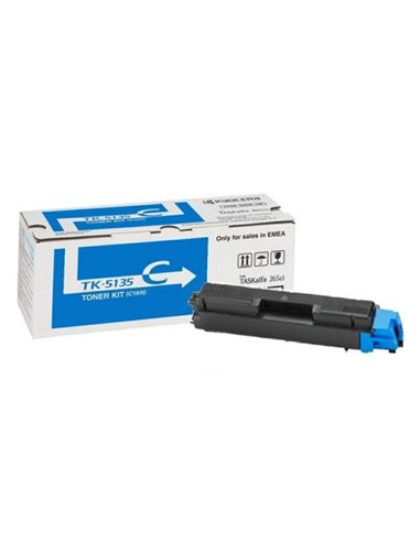 Toner Laser Kyocera Mita TK-5135C Cyan - 5K Pgs