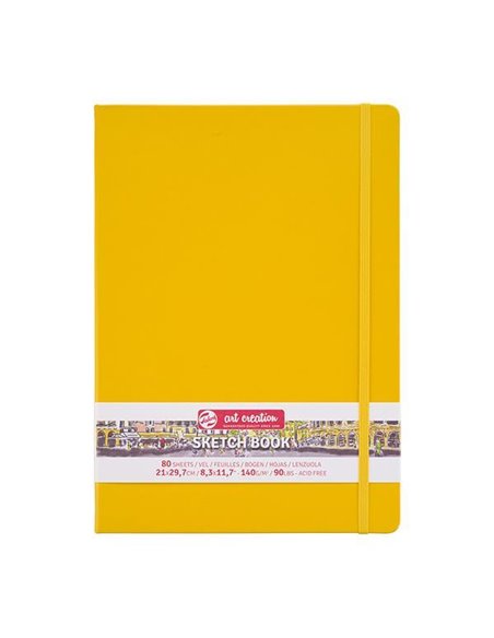 Talens Sketch book κίτρινο 80φυλ. 21x30εκ. 140 γρ.