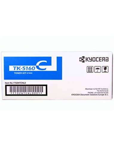 Toner Laser Kyocera Mita TK-5160C Cyan - 12K Pgs