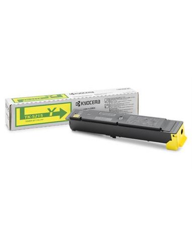 Toner Laser Kyocera Mita TK-5215Y Yellow - 15K Pgs