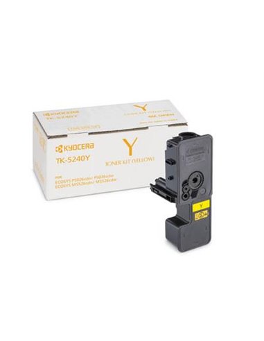 Toner Laser Kyocera Mita TK-5240Y Yellow - 3K Pgs