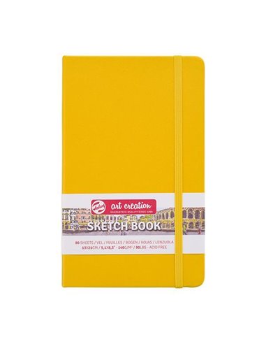 Talens Sketch book κίτρινο 80φυλ. 13x21εκ. 140γρ.