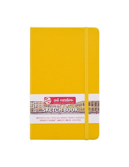 Talens Sketch book κίτρινο 80φυλ. 13x21εκ. 140γρ.