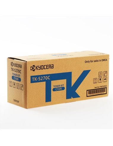 Toner Laser Kyocera Mita TK-5270C Cyan - 6K Pgs