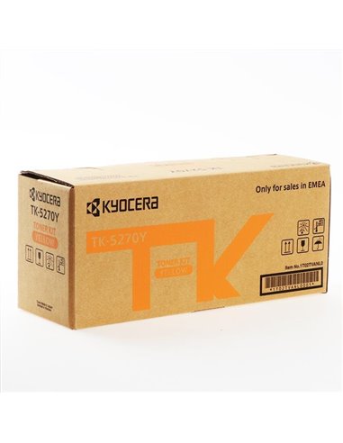 Toner Laser Kyocera Mita TK-5270Y Yellow - 6K Pgs