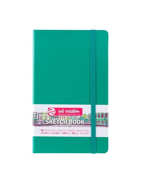 Talens Sketch book πράσινο του δάσους 80φυλ. 13x21εκ. 140γρ.