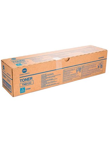 Toner Copier Konica-Minolta-QMS TN612C Cyan 25K Pages