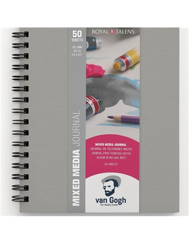 Talens Van gogh mix media journal  A4 50φυλ. 160 γρ.