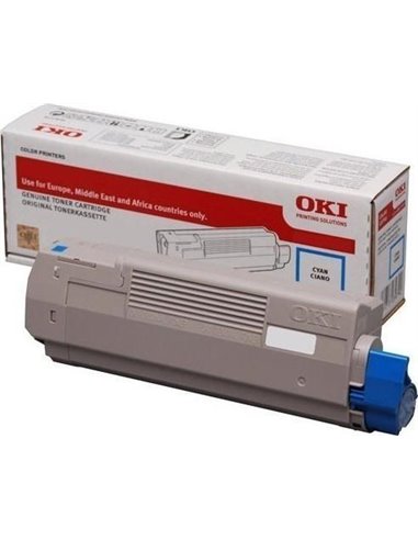 Toner Laser Oki 46508711 Cyan HC - 3K Pgs