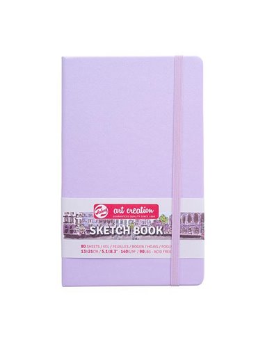 Talens Sketch book βιολετί 80φυλ. 13x21εκ. 140γρ.