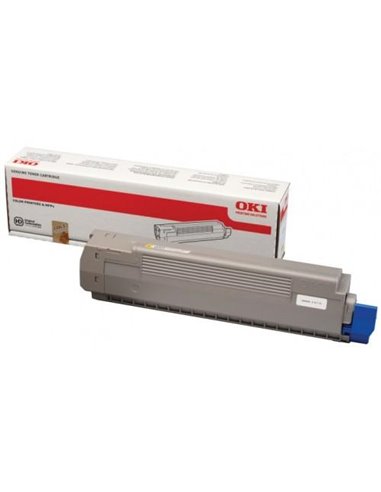 Toner Laser Oki 44643001 Yellow - 7.3K Pgs