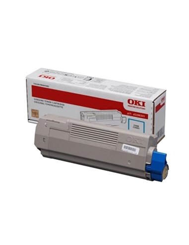 Toner Laser Oki 45396303 Cyan - 6K Pgs