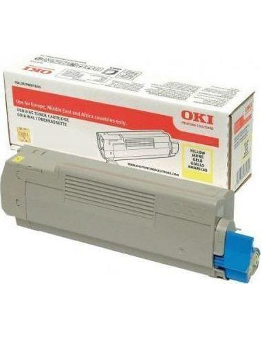 Toner Laser Oki 46490605 Yellow - 6K Pgs