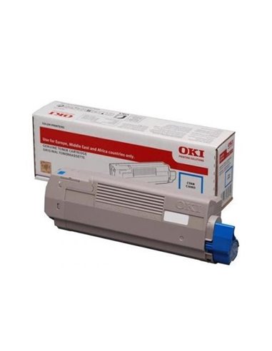 Toner Laser Oki 46471103 Cyan - 7K Pgs