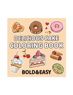 Colouring book Βιβλία χρωματισμού Τούρτα 21x21εκ., 44 φύλλα