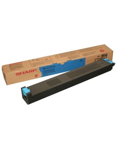 Toner Copier Sharp MX-27GTCA Cyan - 15k Pgs