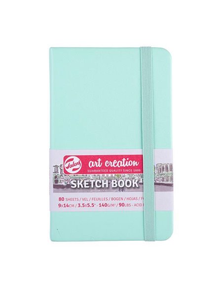 Talens Sketch book μέντα 80φυλ. 9x14εκ. 140γρ.
