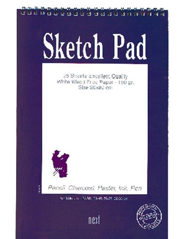 Next sketch pad μπλοκ σχεδίου 25φ 150γρ 25x35εκ.