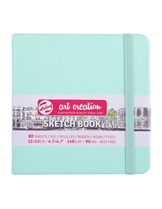 Talens Sketch book μέντα 80φυλ. 12x12εκ. 140γρ.