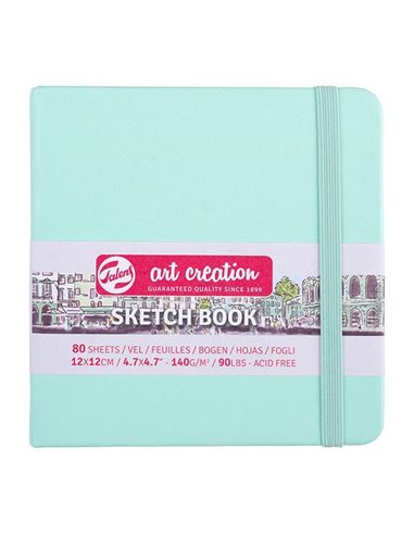 Talens Sketch book μέντα 80φυλ. 12x12εκ. 140γρ.