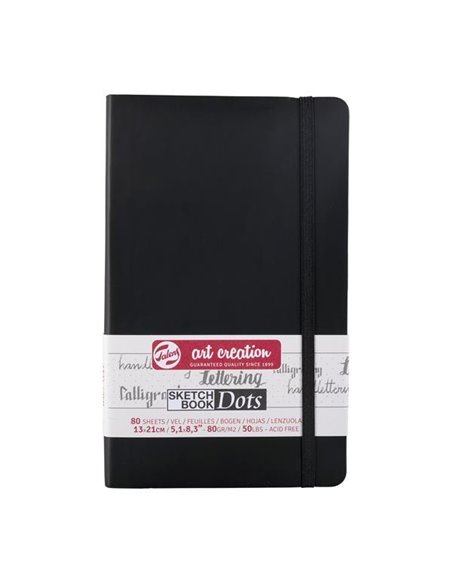 Talens Sketch book Dot μαύρο 80φυλ. 13x21εκ. 80 γρ.