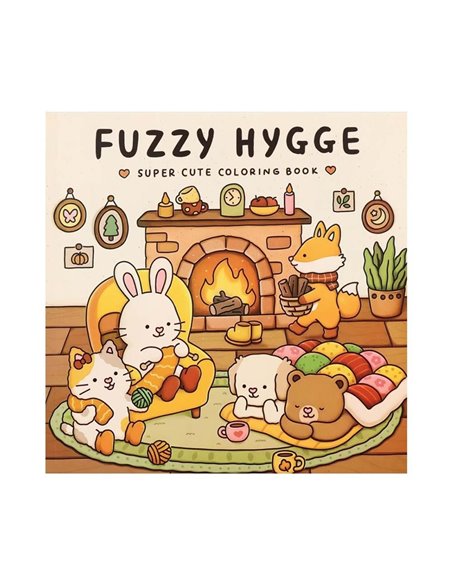 Colouring book Βιβλία χρωματισμού Fuzz 21x21εκ., 44 φύλλα