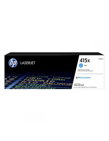 HP 415X Cyan LaserJet Toner Cartridge W2031X