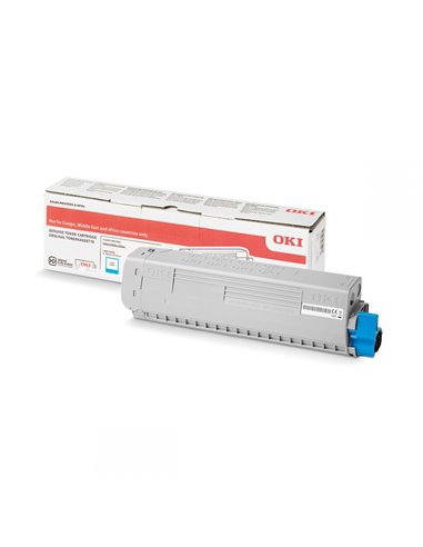 Toner Laser Oki 46861307 High Capacity Cyan - 10K Pgs