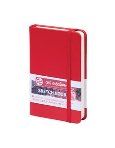 Talens Sketch book κόκκινο 80φυλ. 9x14εκ. 140γρ.