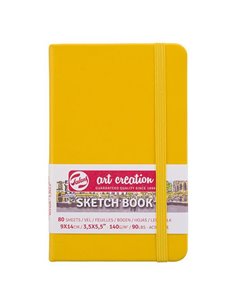 Talens Sketch book κίτρινο 80φυλ. 9x14εκ. 140γρ.