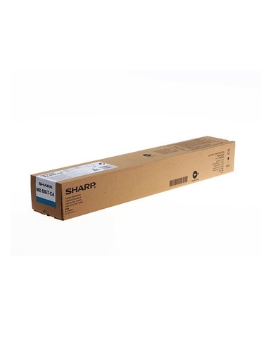 Sharp toner cartridge MX-61GTCA Cyan 24K pgs