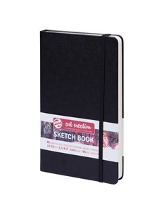 Talens Sketch book μαύρο 80φυλ. 13x21εκ. 140 γρ.