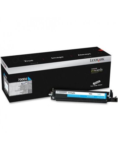 Developer Unit Laser Lexmark 70C0D20 Cyan -40k Pgs