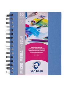 Talens Van gogh mix media journal  A5 50φυλ. 160 γρ.