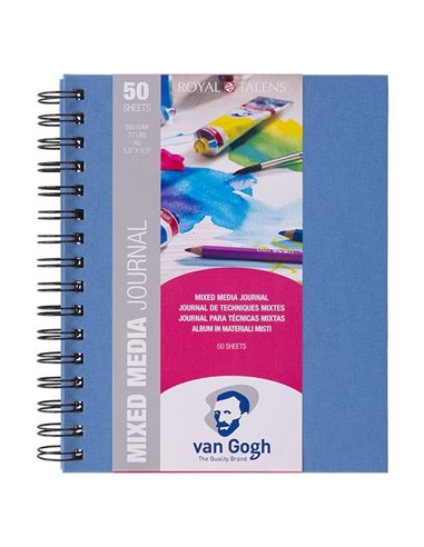 Talens Van gogh mix media journal  A5 50φυλ. 160 γρ.
