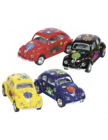 Goki αυτοκινητάκια μεταλλικά "Beetle" VW 6,5εκ. 4 χρώματα