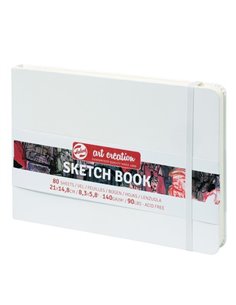 Talens Sketch book λευκό 80φυλ. 21x15εκ. 140 γρ.