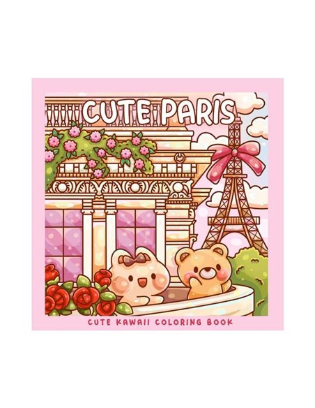 Colouring book Βιβλία χρωματισμού Παρίσι 21x21εκ., 44 φύλλα