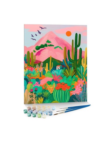 Ζωγραφική με αριθμούς σε καμβά βουνό 40x50εκ.