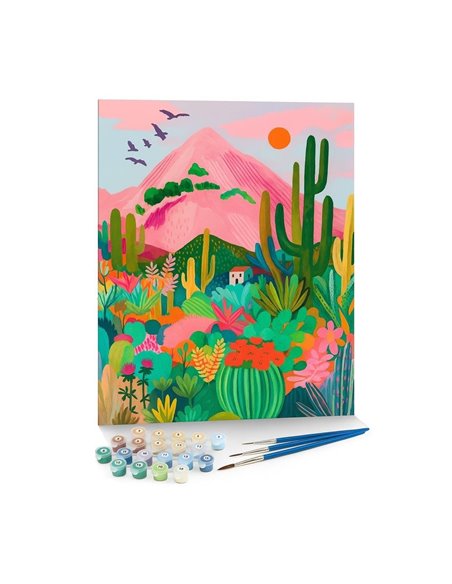 Ζωγραφική με αριθμούς σε καμβά βουνό 40x50εκ.