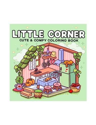 Colouring book Βιβλία χρωματισμού Γωνία 21x21εκ., 44 φύλλα