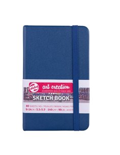 Talens Sketch book navy blue 80φυλ. 9x14εκ. 140 γρ.