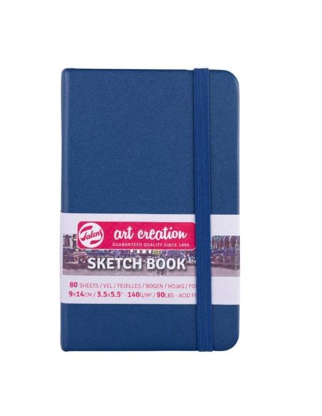 Talens Sketch book navy blue 80φυλ. 9x14εκ. 140 γρ.