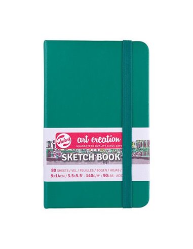Talens Sketch book πράσινο του δάσους 80φυλ. 9x14εκ. 140γρ.